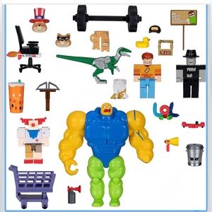 Roblox Action Collection- Meme Pack Playset- Includes Figures/Accessories